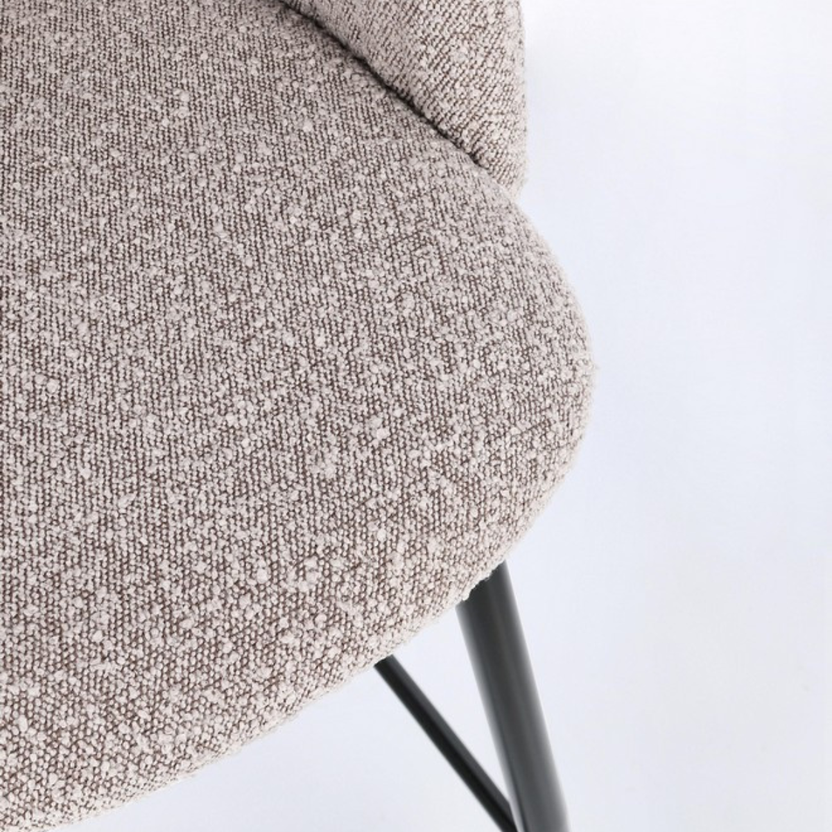 BT PRINCESS  Grey design Upholstered indoor bar stool